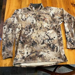 SITKA MIDWEIGHT ZIP FLEECE JACKET OPTIFADE WATERFOWL MARSH